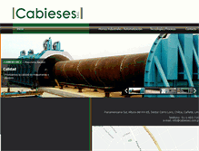 Tablet Screenshot of cabieses.com.pe